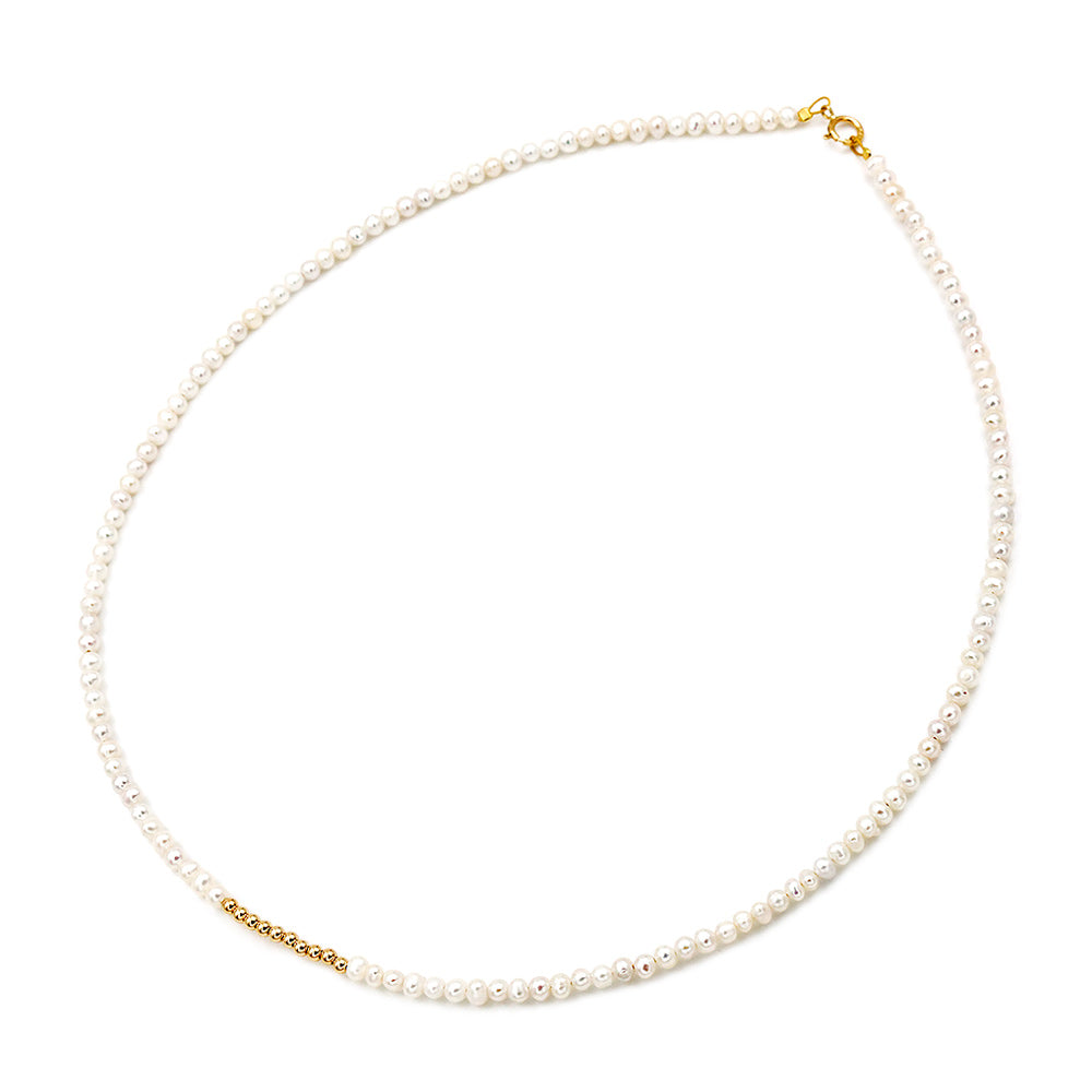 Κολιέ με μαργαριτάρια Fresh Water Pearl 3,0-3,5mm Κ14