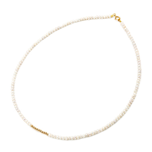 Κολιέ με μαργαριτάρια Fresh Water Pearl 3,0-3,5mm Κ14
